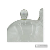 LID GLASS CLEAR PIPE WITH OPAL